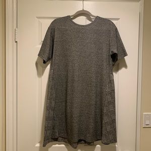 Zara houndstooth mini dress